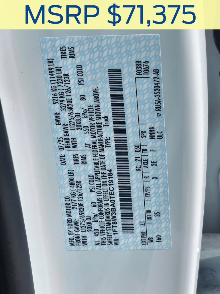 2026 Oxford White Ford Super Duty F-350 SRW XLT 4X4 Truck