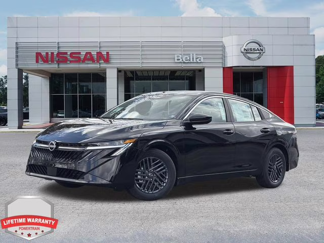 2026 Super Black Nissan Sentra SV FWD Sedan