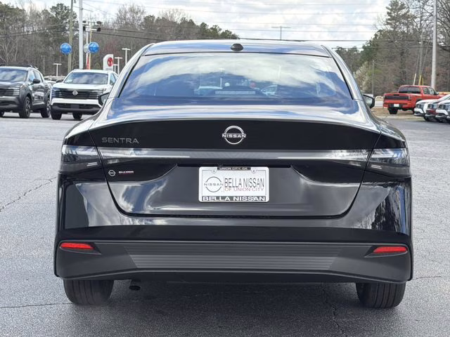 2026 Super Black Nissan Sentra SV FWD Sedan