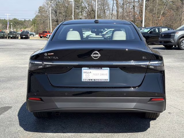 2026 Super Black Nissan Sentra SL FWD Sedan