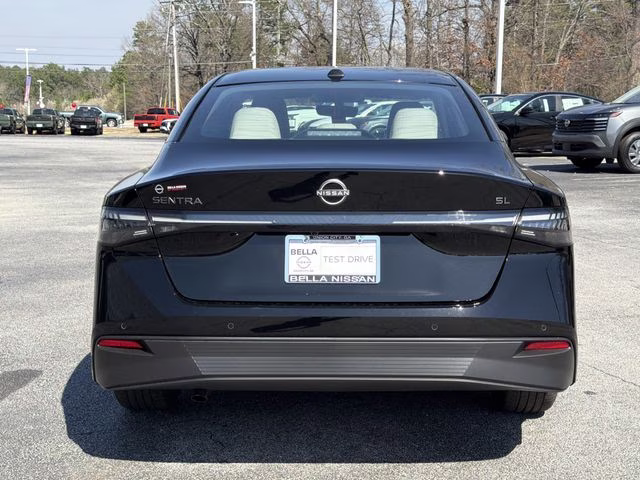 2026 Super Black Nissan Sentra SL FWD Sedan