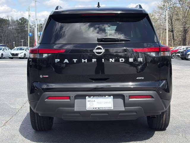 2025 Super Black Nissan Pathfinder SV 4X4 SUV