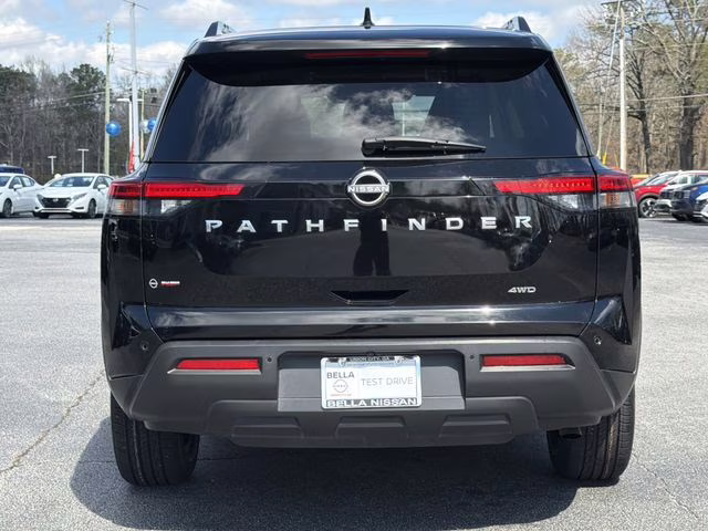 2025 Super Black Nissan Pathfinder SV 4X4 SUV