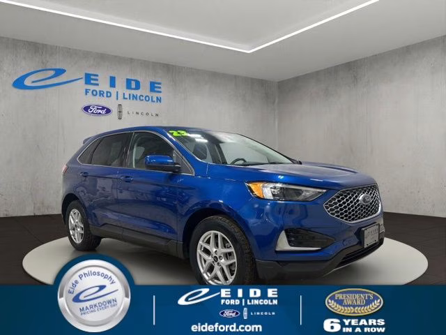 2023 Atlas Blue Metallic Ford Edge SEL AWD SUV