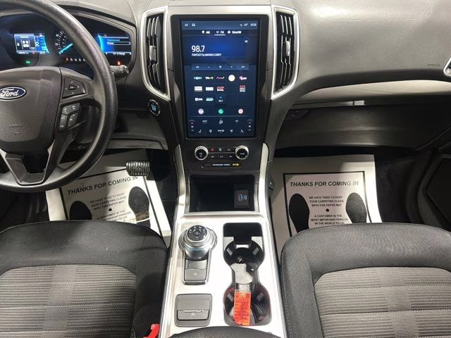 2023 Atlas Blue Metallic Ford Edge SEL AWD SUV