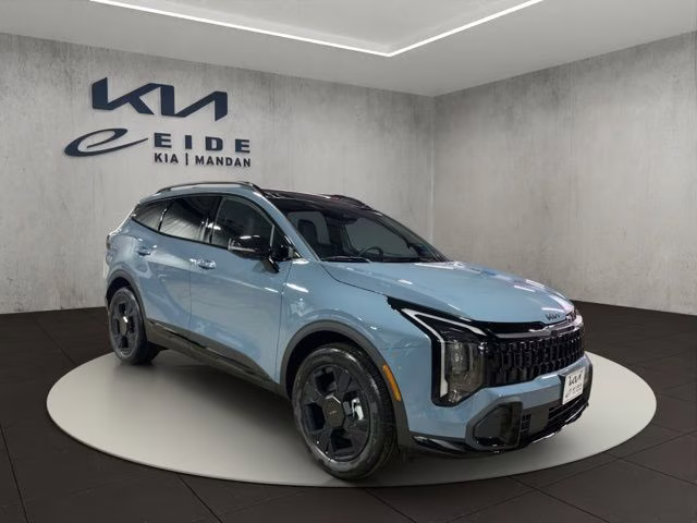 2026 Heritage Blue Kia Sportage Hybrid X-Line AWD SUV