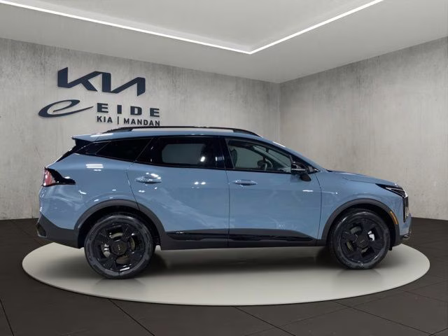 2026 Heritage Blue Kia Sportage Hybrid X-Line AWD SUV