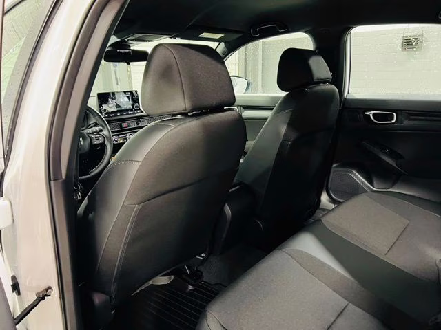 2026 Platinum White Pearl Honda Civic Sport FWD Hatchback