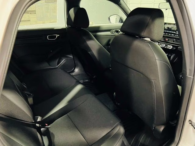 2026 Platinum White Pearl Honda Civic Sport FWD Hatchback