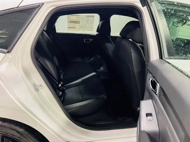 2026 Platinum White Pearl Honda Civic Sport FWD Hatchback