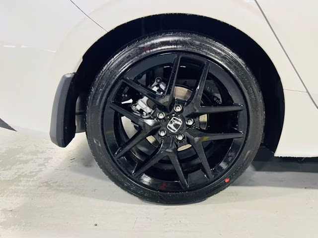 2026 Platinum White Pearl Honda Civic Sport FWD Hatchback