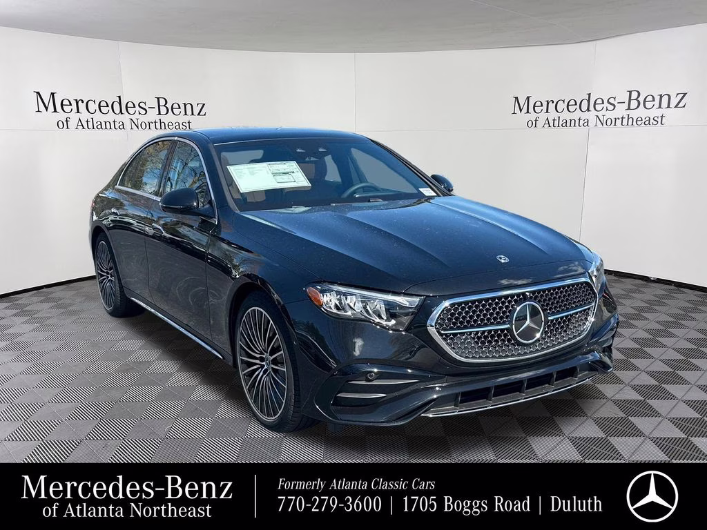 2026 Obsidian Black Metallic Mercedes-Benz E-Class E 350 AWD Sedan