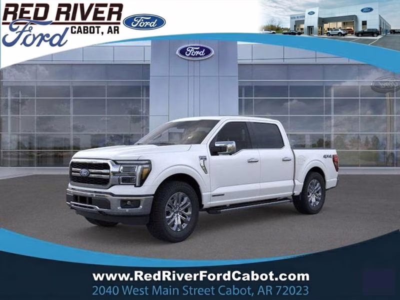 2026 Star White Metallic Tri-Coat Ford F-150 LARIAT 4X4 Truck