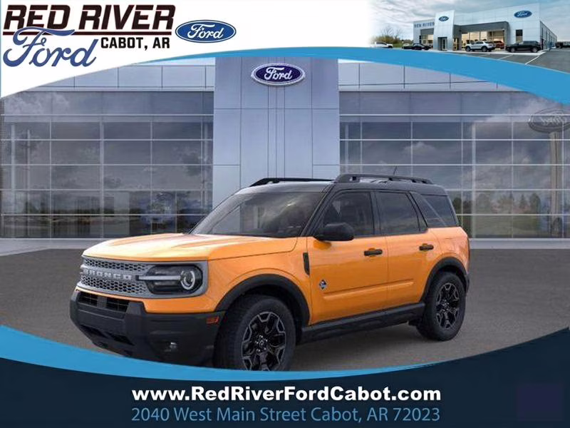 2026 Orange Fury Metallic Tri-Coat Ford Bronco Sport Outer Banks 4X4 SUV