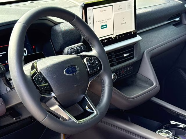 2026 White Ford Explorer Platinum RWD SUV