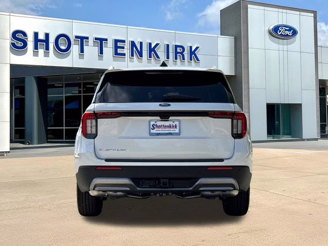 2026 White Ford Explorer Platinum RWD SUV