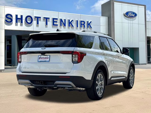2026 White Ford Explorer Platinum RWD SUV