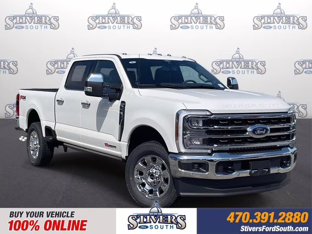 2026 White Metallic Ford Super Duty F-250 SRW King Ranch 4X4 Truck