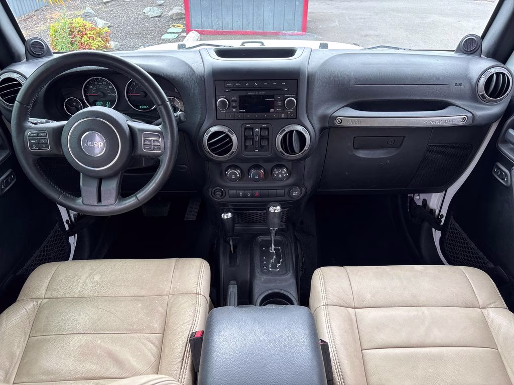 2012 Bright White Clearcoat Jeep Wrangler Unlimited Sport 4X4 SUV