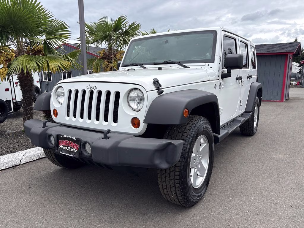 2012 Bright White Clearcoat Jeep Wrangler Unlimited Sport 4X4 SUV