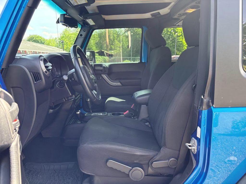 2015 Hydro Blue Pearl Coat Jeep Wrangler Willys Wheeler 4X4 SUV
