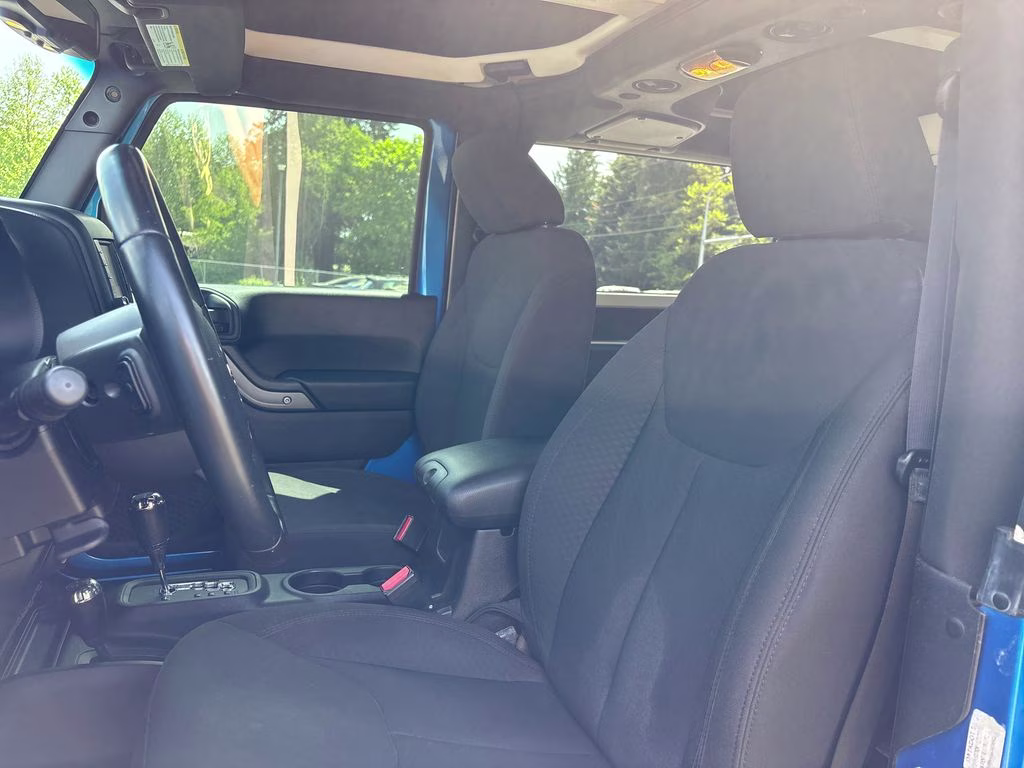 2015 Hydro Blue Pearl Coat Jeep Wrangler Willys Wheeler 4X4 SUV
