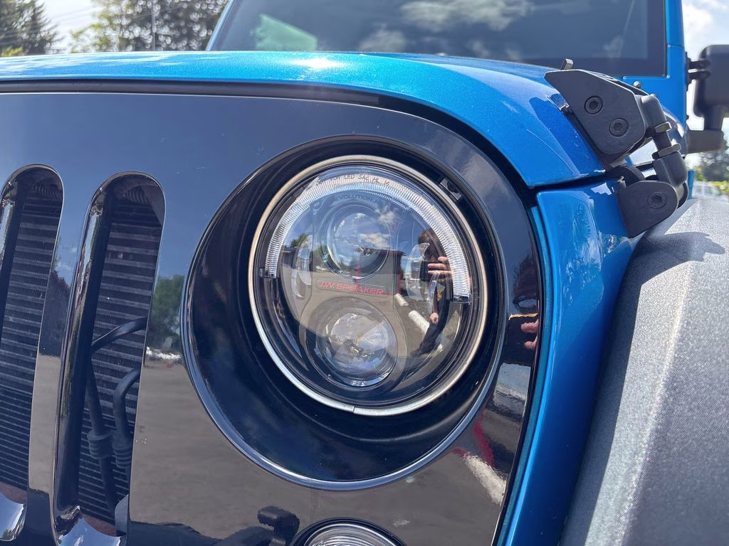 2015 Hydro Blue Pearl Coat Jeep Wrangler Willys Wheeler 4X4 SUV