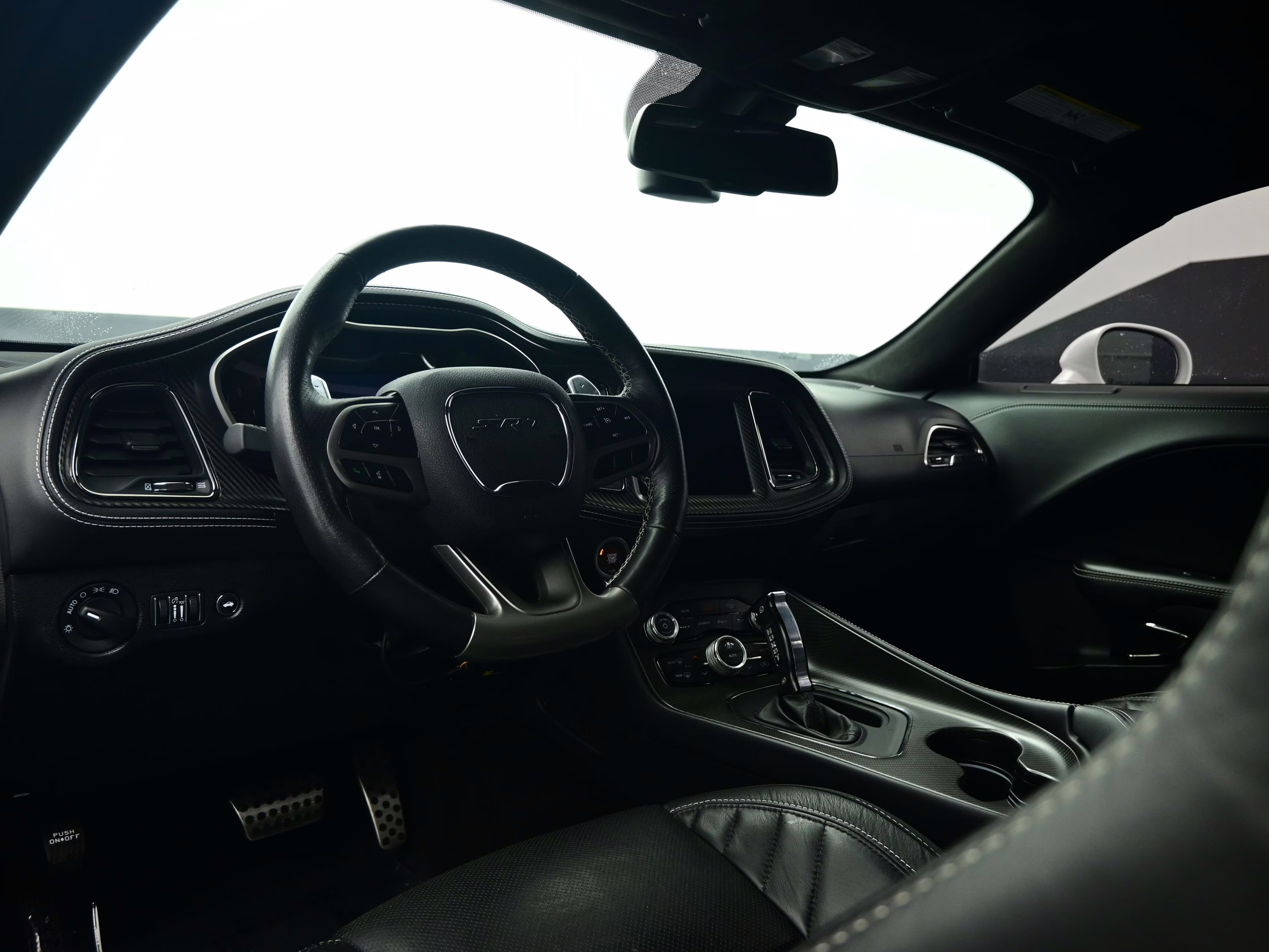 2021 White Knuckle Clearcoat Dodge Challenger SRT Hellcat Redeye Widebody RWD Coupe