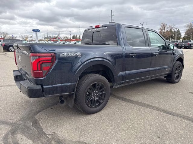 2024 Antimatter Blue Metallic Ford F-150 Platinum 4X4 Truck