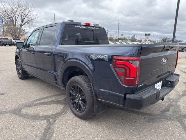 2024 Antimatter Blue Metallic Ford F-150 Platinum 4X4 Truck