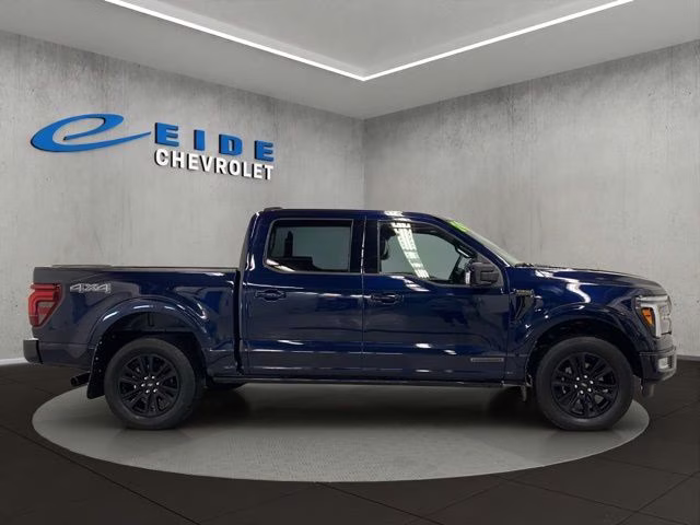 2024 Atlas Blue Metallic Ford F-150 Platinum 4X4 Truck