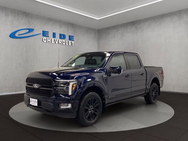 2024 Atlas Blue Metallic Ford F-150 Platinum 4X4 Truck
