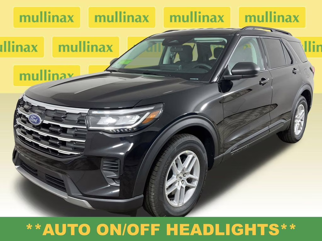 2026 Agate Black Metallic Ford Explorer Active RWD SUV