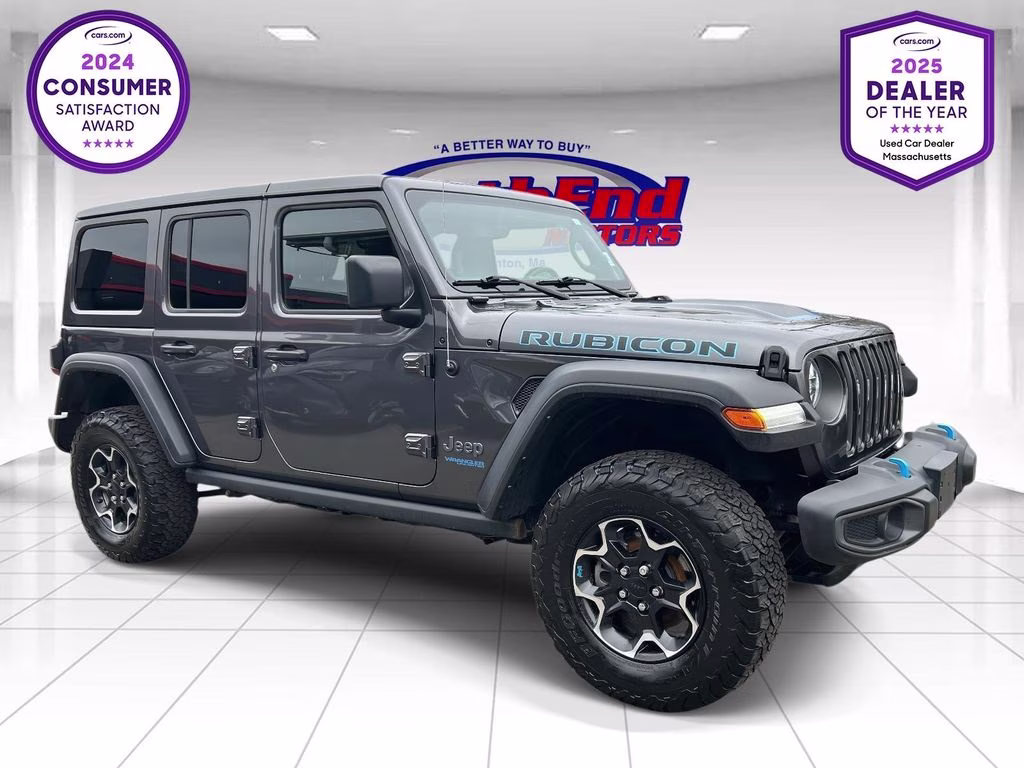 2021 Granite Crystal Metallic Clearcoat Jeep Wrangler Unlimited Rubicon 4xe 4X4 SUV