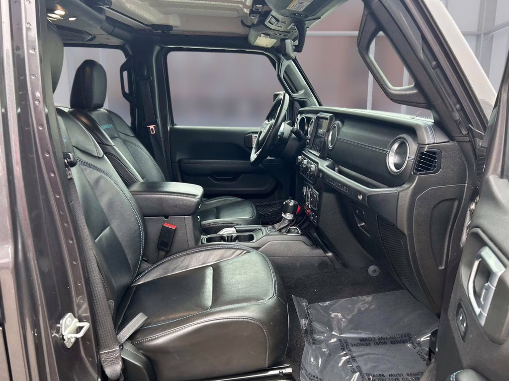 2021 Granite Crystal Metallic Clearcoat Jeep Wrangler Unlimited Rubicon 4xe 4X4 SUV