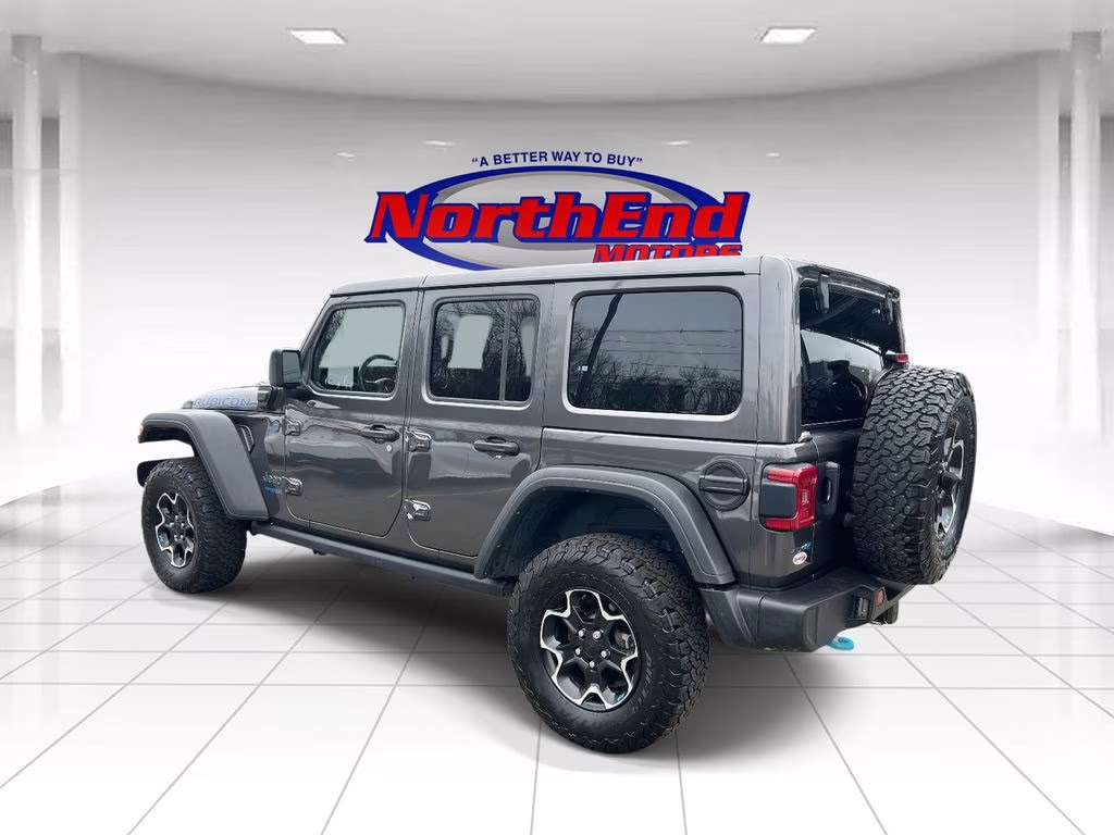 2021 Granite Crystal Metallic Clearcoat Jeep Wrangler Unlimited Rubicon 4xe 4X4 SUV
