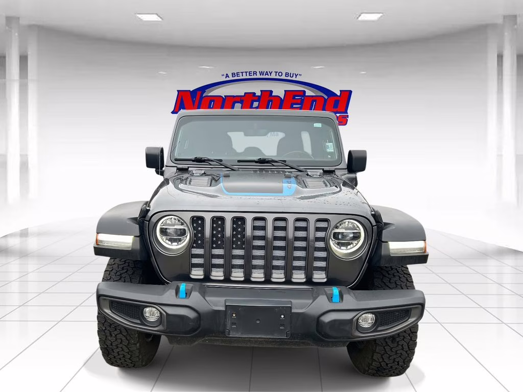 2021 Granite Crystal Metallic Clearcoat Jeep Wrangler Unlimited Rubicon 4xe 4X4 SUV