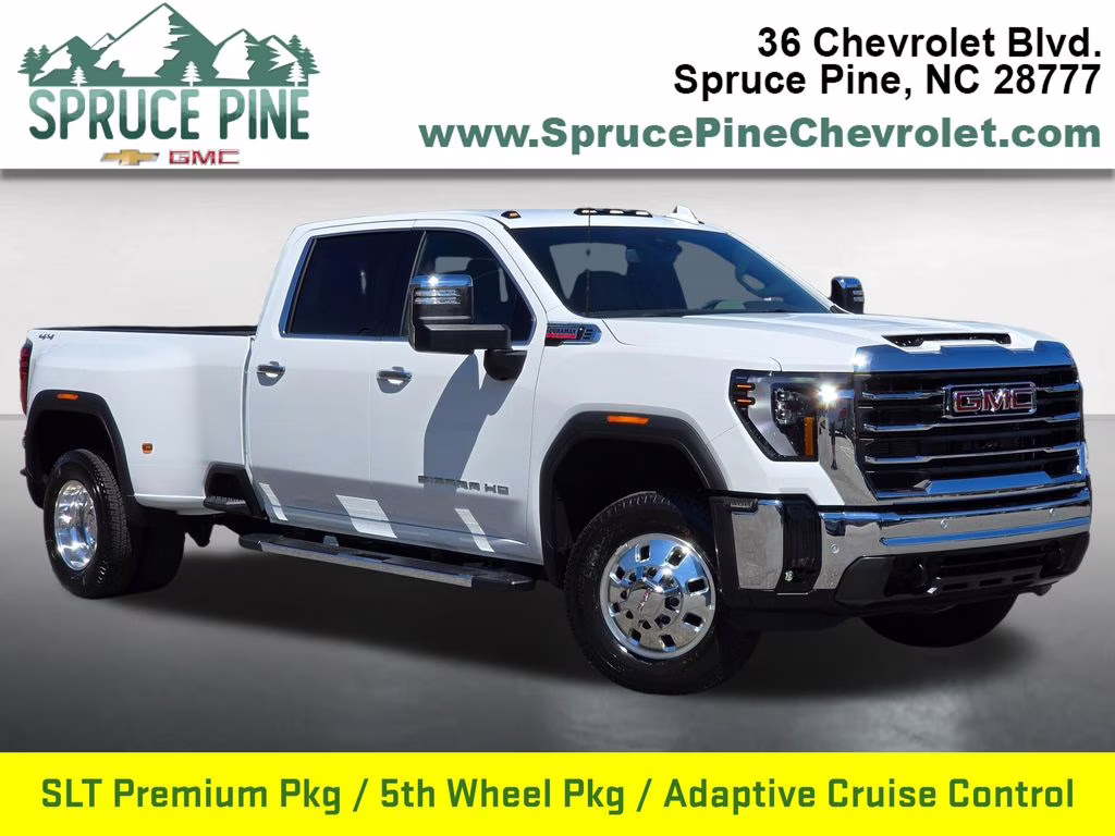 2026 Summit White GMC Sierra 3500HD SLT 4X4 Truck