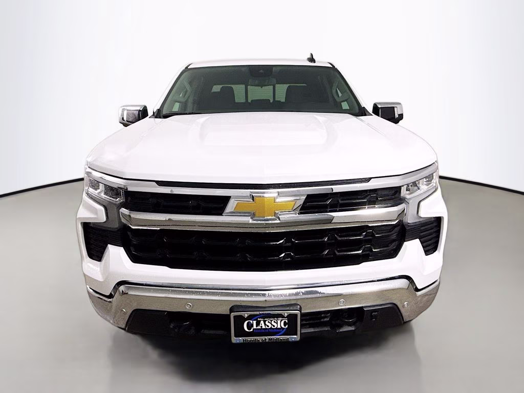 2025 Summit White Chevrolet Silverado 1500 LT 4X4 Truck