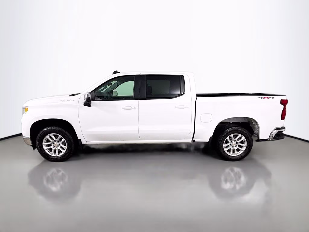 2025 Summit White Chevrolet Silverado 1500 LT 4X4 Truck