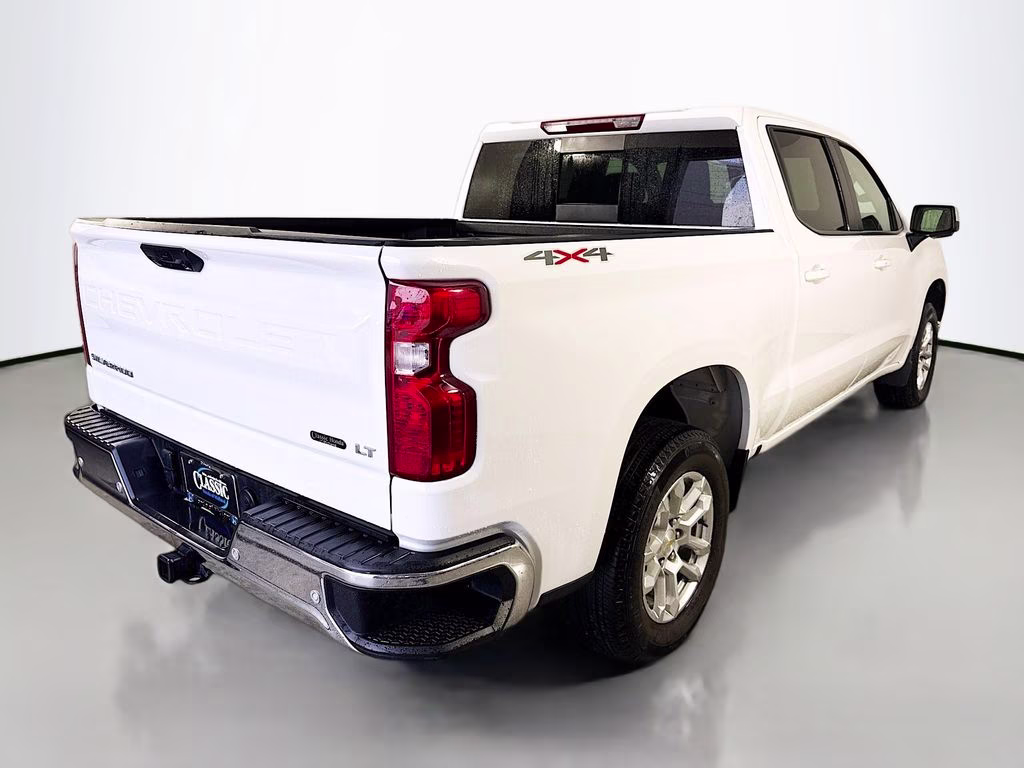 2025 Summit White Chevrolet Silverado 1500 LT 4X4 Truck