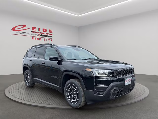 2026 Diamond Black Crystal Pearlcoat Jeep Cherokee Laredo 4X4 SUV