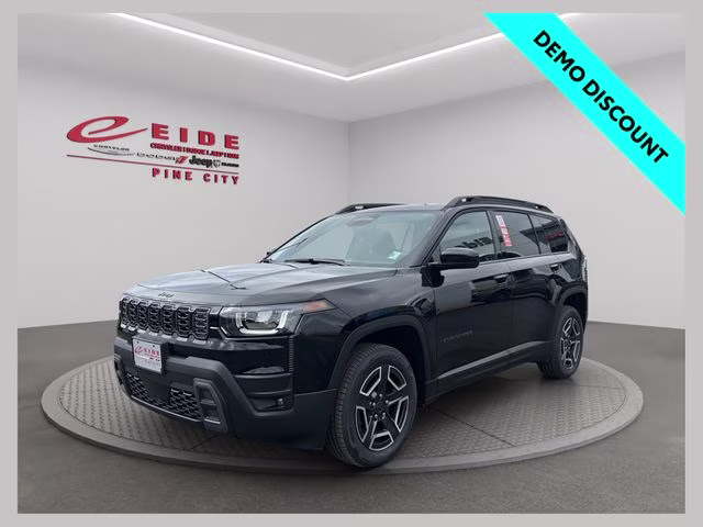 2026 Diamond Black Crystal Pearlcoat Jeep Cherokee Laredo 4X4 SUV