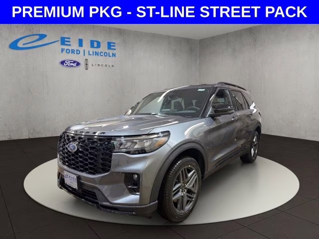 2026 Carbonized Gray Metallic Ford Explorer ST-Line 4X4 SUV