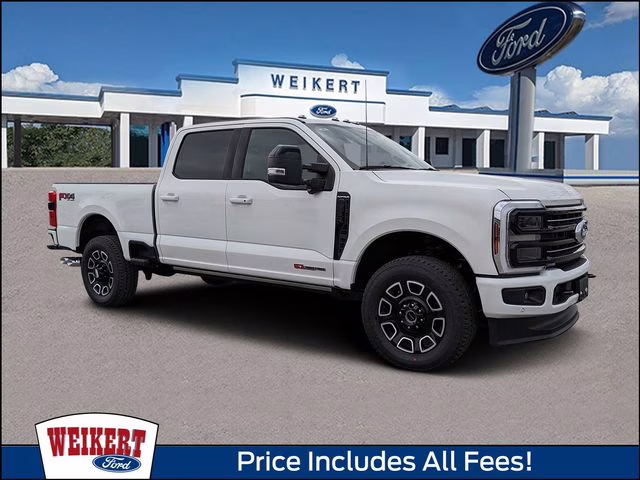 2026 Star White Metallic Tri-Coat Ford Super Duty F-250 SRW Platinum 4X4 Truck