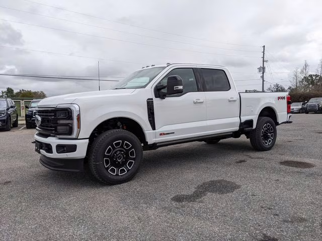 2026 Star White Metallic Tri-Coat Ford Super Duty F-250 SRW Platinum 4X4 Truck