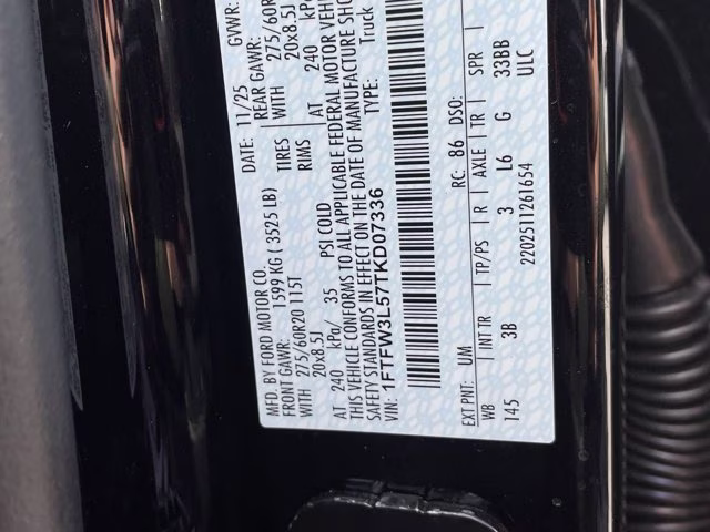 2026 Agate Black Metallic Ford F-150 XLT 4X4 Truck
