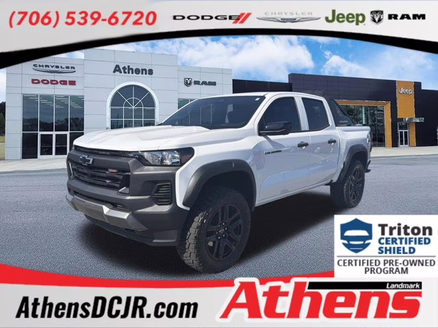 2025 Summit White Chevrolet Colorado 4WD Trail Boss 4X4 Truck