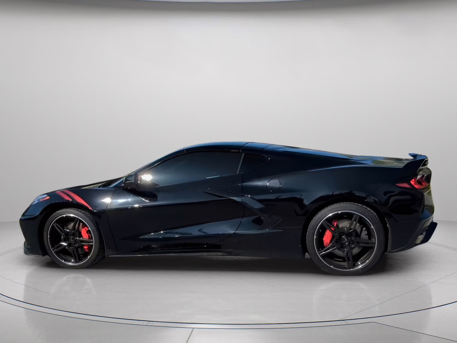 2022 Black Chevrolet Corvette 3LT RWD Coupe