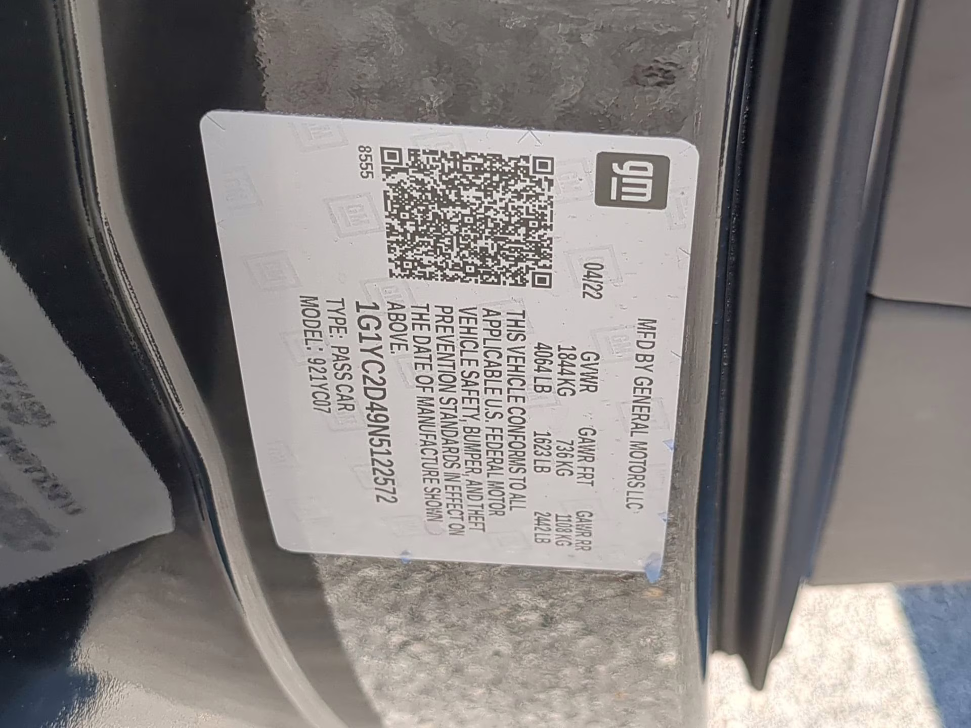 2022 Black Chevrolet Corvette 3LT RWD Coupe